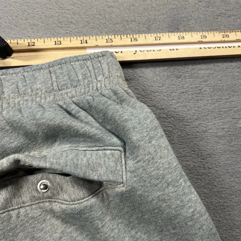 Nike Sweatpants Mens M Gray Joggers Fleece Pockets Drawstring Gym Athleisure